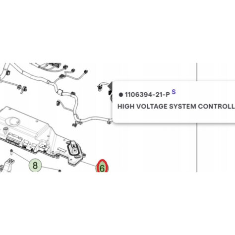 Tesla model 3 Y 1106394-61-P HIGH VOLTAGE SYSTEM CONTROLLER